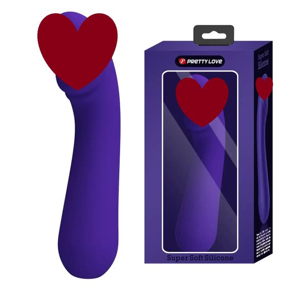 Вібромасажер для стимуляції точки G Pretty Love - Cetus Dark Purple, BI-014723-3 sexstyle