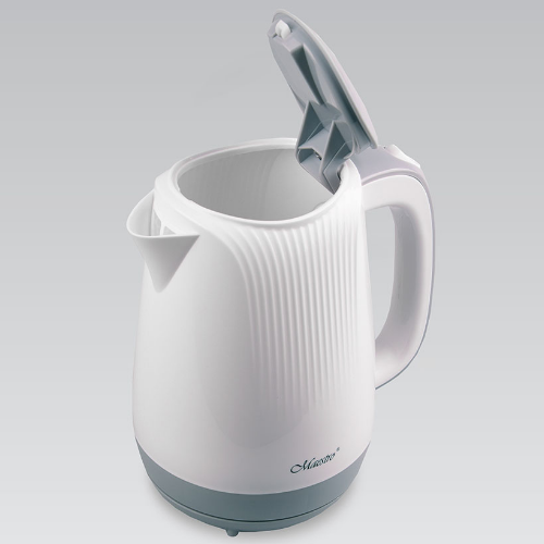 Електрочайник 1,7л 1850-2200W (диск) білий MR-042-WHITE Maestro | Зображення 1