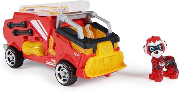 Щенячий Патруль Мегафильм 2023 Пожарная машина и фигурка Маршала Paw Patrol Marshall Mighty Movie Fire Truck | Зображення 2