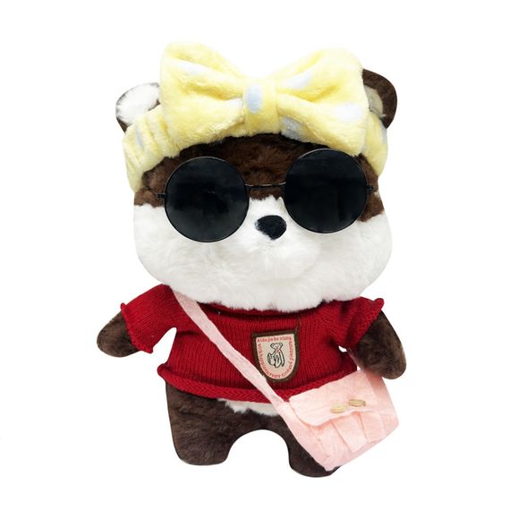 Мягкая игрушка "Собачка" K0201(Brown) одежда в ассортименте, 30 см | Зображення 1