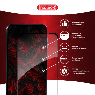 Стекло защитное Intaleo Full Glue Moto G54 Black (1283126582431) | Зображення 2