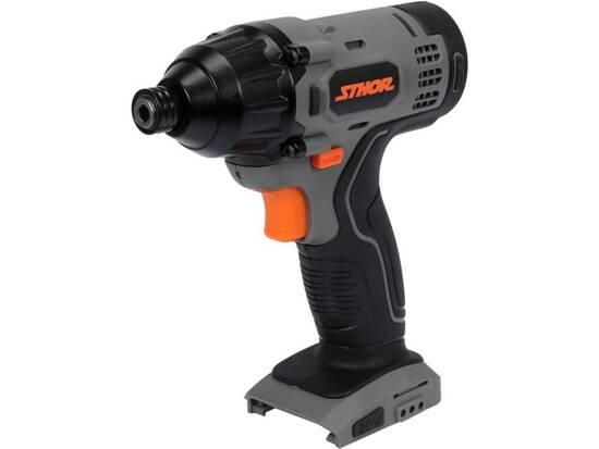 Гайковерт акумуляторний STHOR 20V Li-Ion, КМ- 150 Nm, тримач 6-гран. 1/4"(БЕЗ АКУМУЛЯТОРА) STHOR-78113