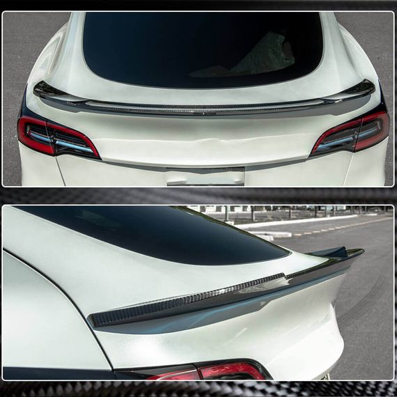 Карбоновый спойлер V1 (2020-2023) для Tesla Model Y 2020- гг | Зображення 4