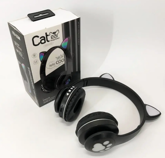 Бездротові навушники Cat Ear RGB VIV-23M (Чорний) | Зображення 5