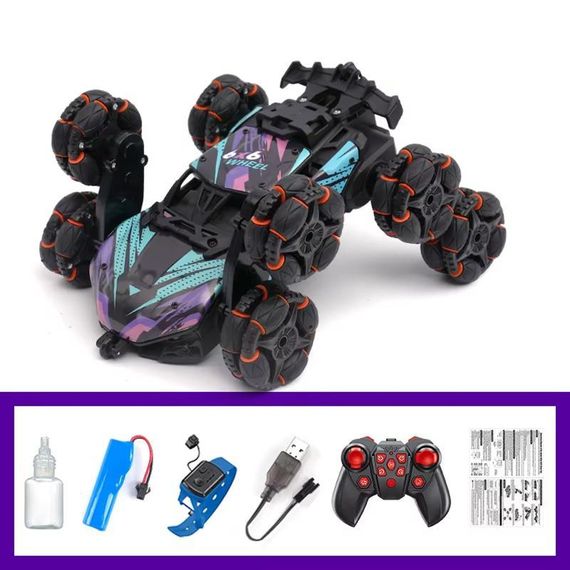 Дитячий восьмиколісний джип на радіокеруванні SHT 2330 2.4G (with 2 remote) Violet | Зображення 5