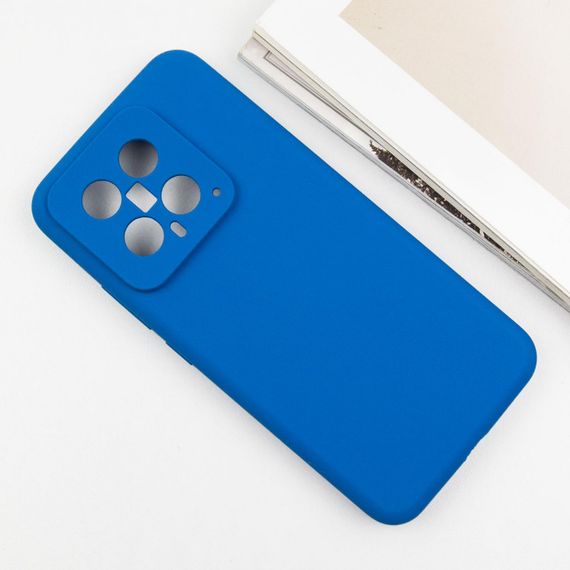Чохол Silicone Cover Lakshmi Full Camera (AA) для Xiaomi 14 Синій / Navy Blue | Зображення 2