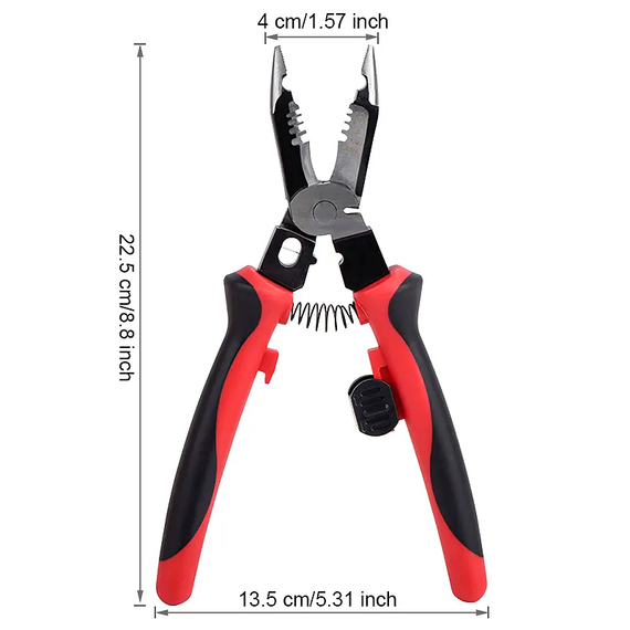 Інструмент для зачистки кабелю JCD Wire Stripper мультифункціональний Червоний (sv2728) | Зображення 5