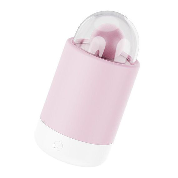 Вібратор-цукерка на паличці KISSTOY Pink Pop, зарядний кейс-нічник, 10 режимів вібрації Sex Aura | Зображення 2