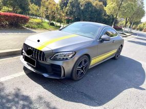 Комплект обвісів з дифузором для Coupe (дизайн Black Mamba C63GT) для Mercedes C-сlass W205 2014-2021 рр