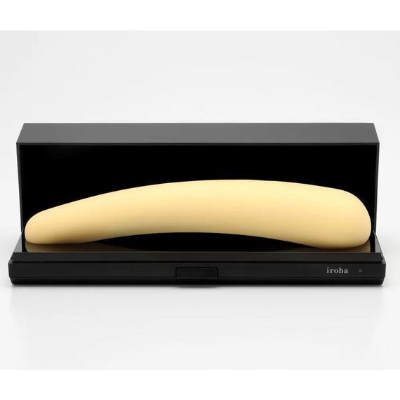 Вібратор у формі півмісяця Iroha Mikazuki Tenga, медичний силікон, жовтий sexstyle | Зображення 2