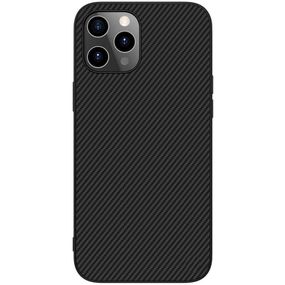 Карбонова накладка Nillkin Synthetic Fiber series для Apple iPhone 12 Pro/12 (6.1")