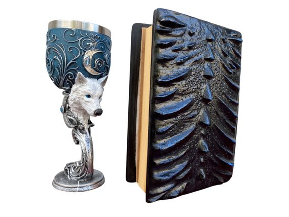 Подарунковий набір Келих 3D Вовк і Блокнот 3D «Книга тіней і Глубін» | Зображення 1