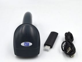 2D CMOC, CCD сканер штрих-кодов, QR кодов безпроводный Mobitehnika MT-9208RB чёрный (MT-9208RB)