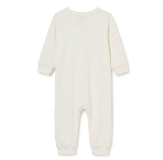 Дитячий комбінезон-сліп H&M 104 см Кремовий (24100201) | Зображення 1