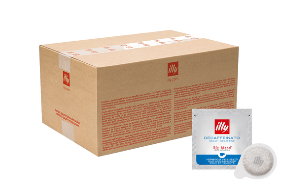 Кофе в чалдах монодозах illy Decaffeinato 100% Арабика 200шт Италия без кофеина