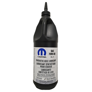 Трансмісійна олива Mopar Gear Oil 70W-80 GL-5 0.946 л