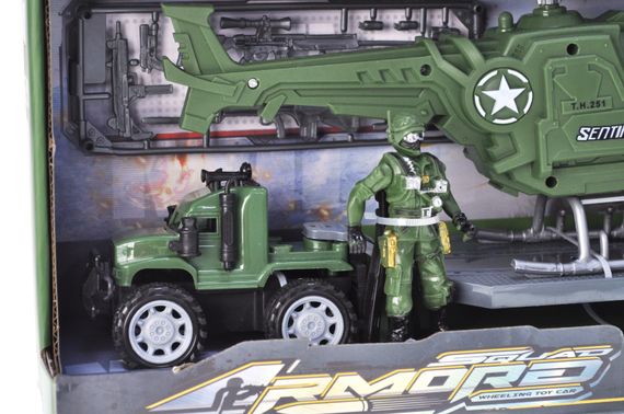 Машина 4-2 військова з набором, в коробці р.39,5x11,5x17,5 см YG Toys | Зображення 2