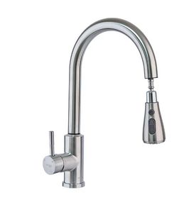 Змішувач для кухні Mixxus сенсорний з висувною лійкою LUX-014 Sensor (MI6230)