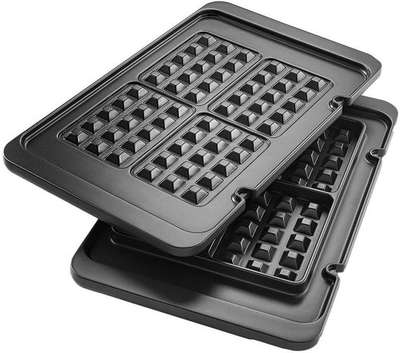 Набір пластин для вафель електрогриль Braun MultiGrill 9 Pro BRSK007 2 шт чорний