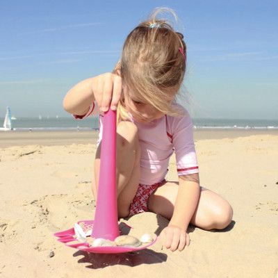 Іграшка для піску QUUT TRIPLET 4 в 1 для піска, снігу та води рожевий (170013) | Зображення 1