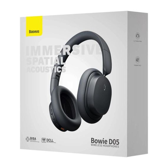 Бездротові навушники Baseus Bowie D05 Wireless Headphones Grey | Зображення 5