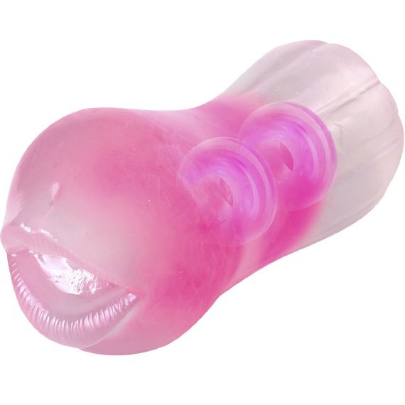 Мастурбатор Ротик Zhensha (Crystal Version) прозорий без вібрації Sex Aura | Зображення 1