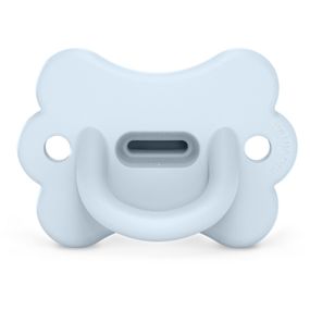 Пустышка Suavinex Colour Essence фізіологічна у формі метелика, 0-6 місяців, блакитна (308912)
