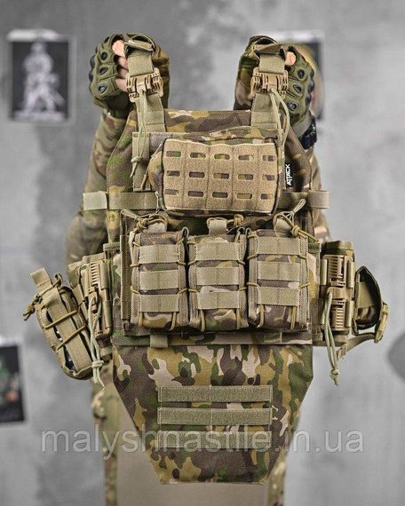 Плитоніска 4 швидких скидання з наплічником Cordura мультикам ДЛ63963