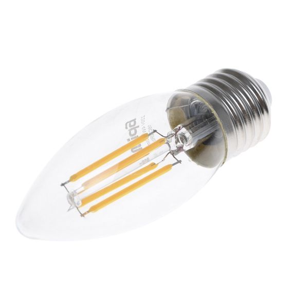 Лампа филаментная LED E27 4W 4 pcs WW C35 COG 220V