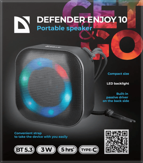 Портативна акустика Defender Enjoy 10 3Вт Black (65009) | Зображення 6