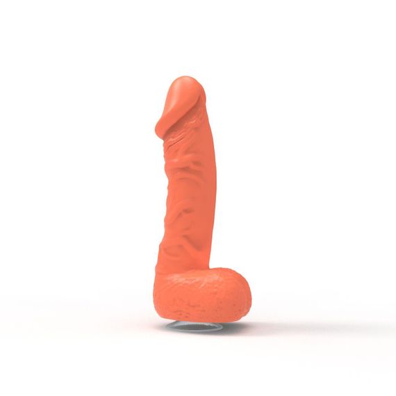 Крафтове мило-член із присоскою Pure Bliss MINI Coral, натуральне sexstyle | Зображення 1