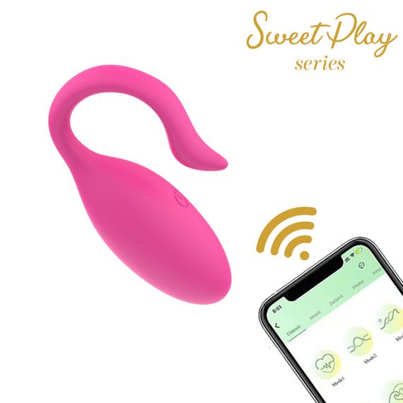 Виброяйцо - Erospace Sweet Play Egg App Controlled A9 Sex Aura | Зображення 3