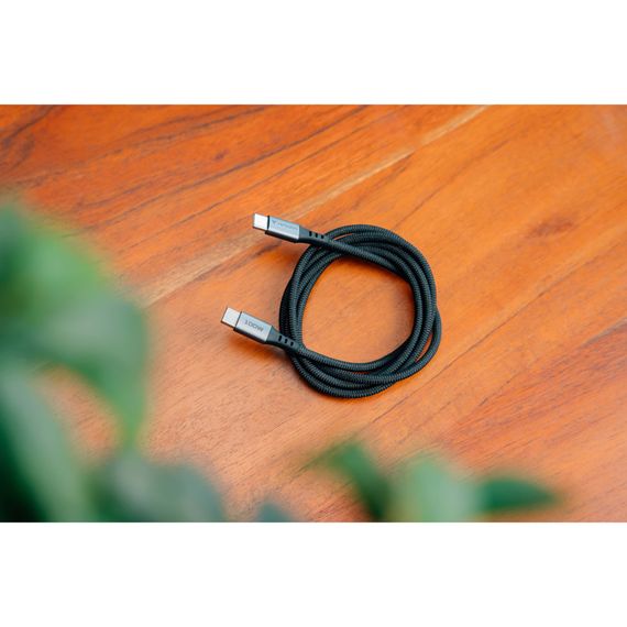 Дата кабель USB-C to USB-C 1.2m 100W black Verbatim (31846) | Зображення 6
