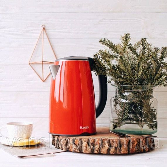 Чайники металлические из нержавеющей стали MG-977, Чайник електрический для дома, Самый лучший чайник RH-24 | Зображення 9