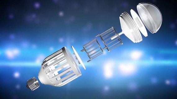 Світлодіодна лампа - приманка пастка для комах Zapp Light Е27 цоколь, 220В | Зображення 2