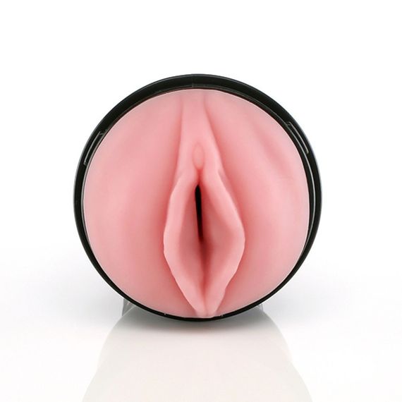 Мастурбатор вагіну в колбі Fleshlight Pink Lady Mini-Lotus, з рельєфом, кібершкіра, бежевий Sex Aura | Зображення 2