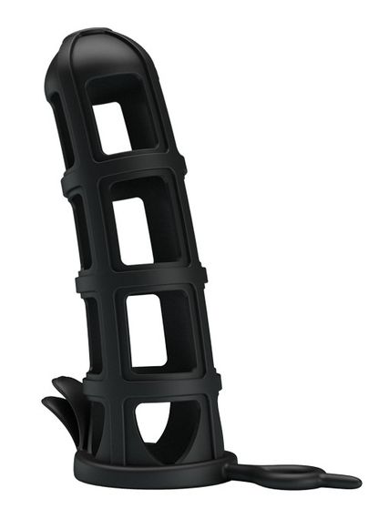 Стимулююча ажурна насадка Penis Sleeve, BI-026235 Sex Aura | Зображення 5