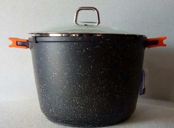 Кастрюля Bohmann BH-7351-24MRB, 5.7 л, 24 см, алюминиевая с крышкой и антипригарным покрытием | Зображення 2
