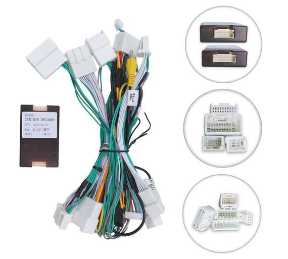 Перехідник живлення серії QIV з адаптером CAN-BUS для Toyota QBR-WС 0430  (дрот)