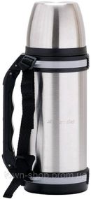 Термос Kamille Halsten 1500мл с ручкой и ремешком KM-2091