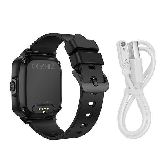 Детские cмарт-часы Hoco Y104 4G Black | Зображення 1