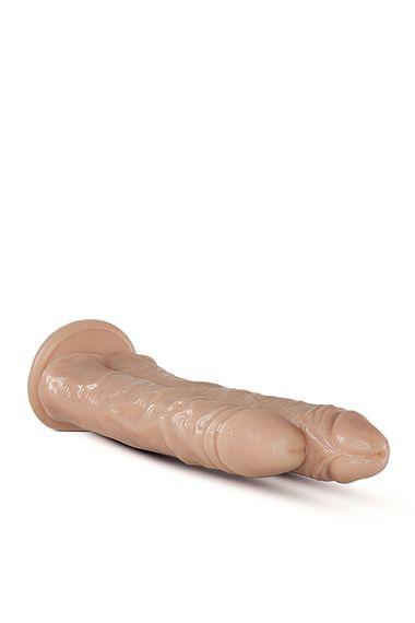 Подвійний фалоімітатор Dr. SKIN DR. DOUBLE STUFFED FLESH, Телесный | Зображення 2