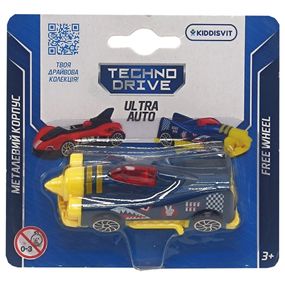 Игровая мини-машинка Ultra Auto TechnoDrive 250321W-11 металлический корпус