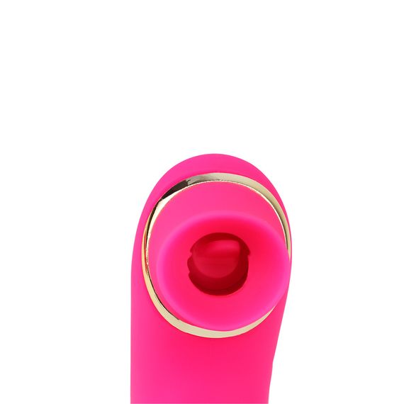 Вибратор кролик с вакуумной стимуляцией CHISA Intimate Melody Clit Kisser THruster, розовый Sex Aura | Зображення 3