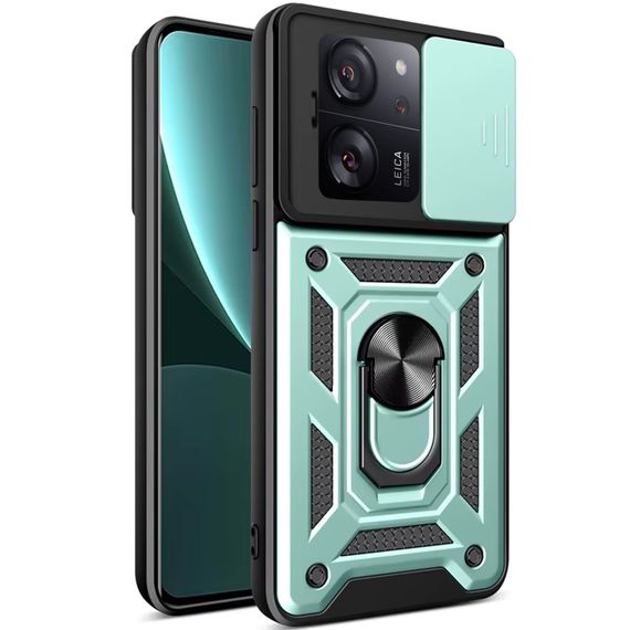 Чохол Ummi Camshield Serge Ring для Xiaomi 13T / 13T Pro Зелений / Green