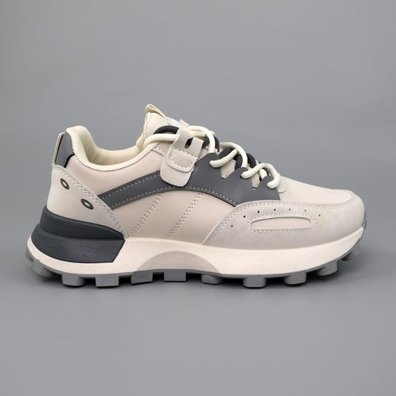 Кросівки жіночі 588821 Бежеві сірі 36 37 38 39