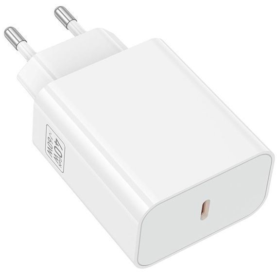 МЗП Hoco C162A Source PD40W (1USB-C) White | Зображення 5
