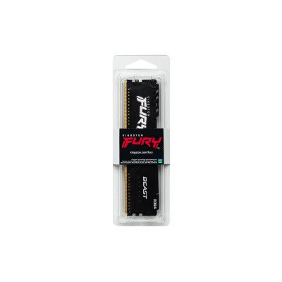 Модуль памяти для компьютера DDR4 8GB 2666 MHz Fury Beast Black Kingston Fury (ex.HyperX) (KF426C16BB/8) | Зображення 4