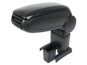 Peugeot 307 01-11 підлокітник чорний екошкіра, тканина + монтажний комплект Пежо