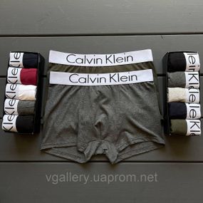 Подарунковий комплект трусів Calvin Klein, чоловічі труси Кельвін Кляйн у коробці на 3 штук, набір трусів Модал 3, 3XL